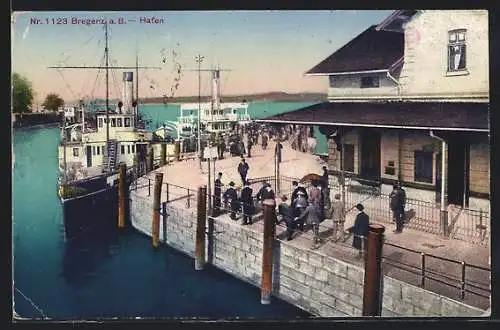 AK Bregenz a. B., Hafen