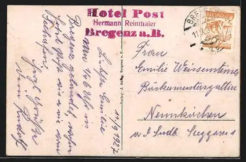 AK Bregenz a. B., Hafen