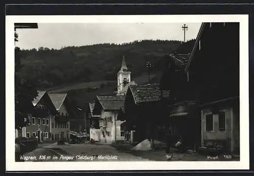 AK Wagrain im Pongau, Marktplatz