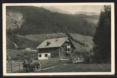 AK Rauris, Der Gasthof Alpenwirtschaft Bodenhaus