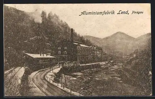 AK Lend im Pinzgau, Sicht auf die Aluminiumfabrik