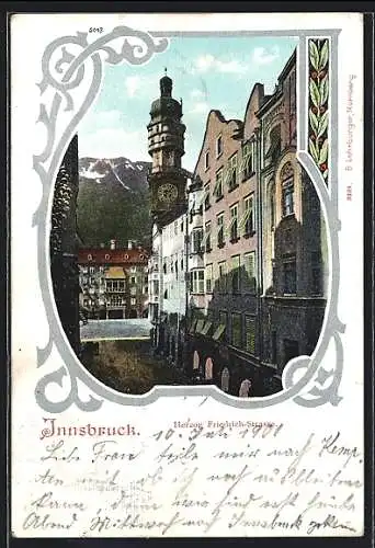 AK Innsbruck, Die Herzog Friedrich-Strasse