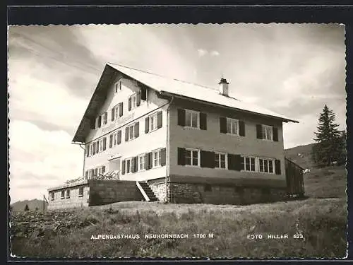 AK Schoppernau /Bregenzer Wald, Das Alpengasthaus Neuhornbach, Inh. A. Madlener