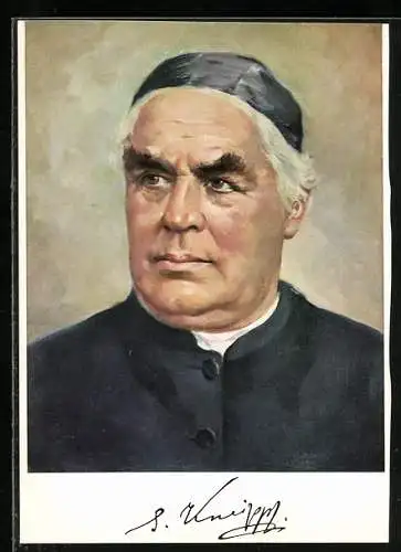 Künstler-AK Portrait von S. Kneipp, Badekultur