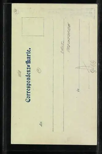 AK Szene aus Die Ringstrassen-Prinzessin in Danzer`s Orpheum, Wasagasse 33