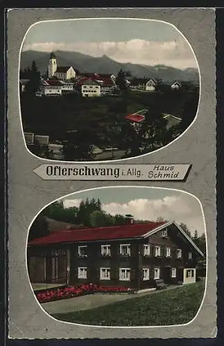 AK Ofterschwang, Totalansicht, Haus Schmidt