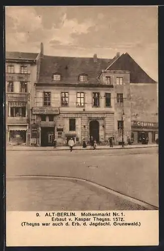 AK Alt-Berlin, Parie am Molkenmarkt Nr. 1