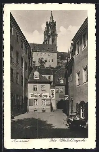 AK Meissen, Gasthaus zum Winkelkrug