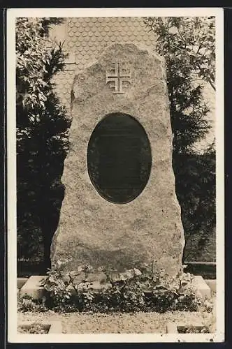 AK St. Georgen /Schwarzw., Gedenksteinweihe für die gefallenen Turnbrüder der Gemeinde