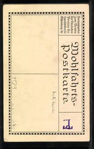 AK Generalfeldmarschall von Hindenburg in Uniform mit Orden und Mütze