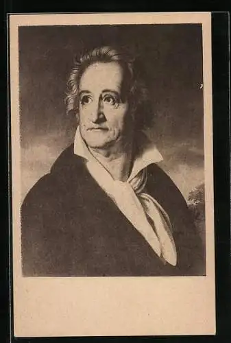 AK Portrait Johann Wolfgang von Goethe