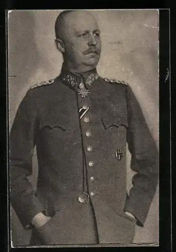 AK Erich Ludendorff in Uniform mit dem Eisernen Kreuz