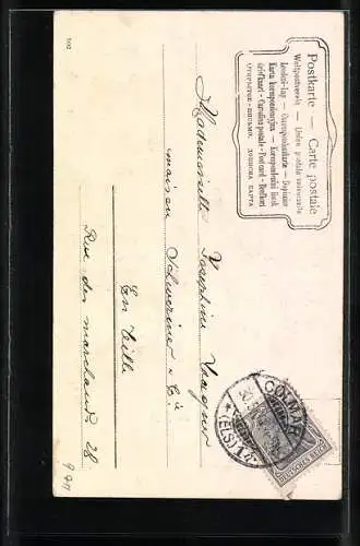 AK Jäger mit Gewehr beim Aufbruch zur Jagd