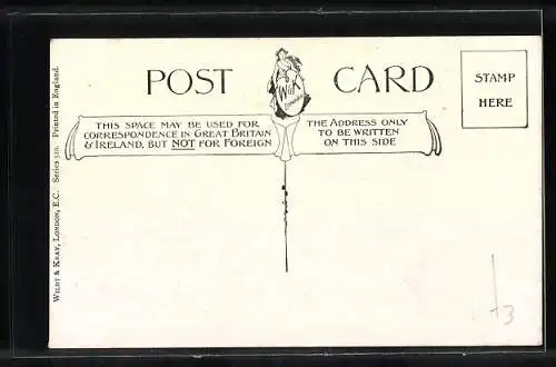 AK Jäger auf weissem Pferd im Felde