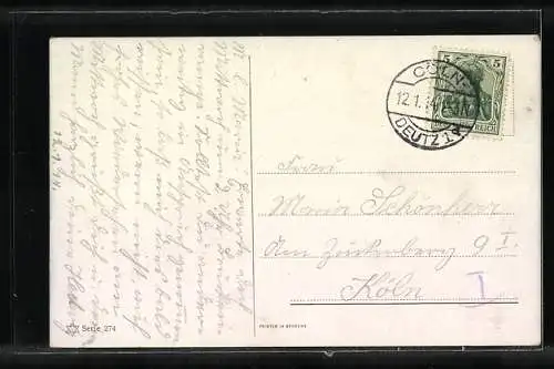 AK Der Fuchs ist tot, Jagdszene