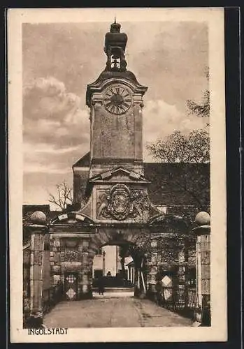 AK Ingolstadt, Teilansicht mit Schlosstor