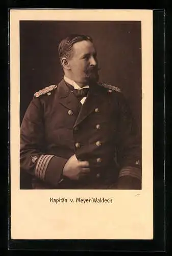 AK Kapitän v. Meyer-Waldeck, Kommandeur des Ostasiengeschwaders