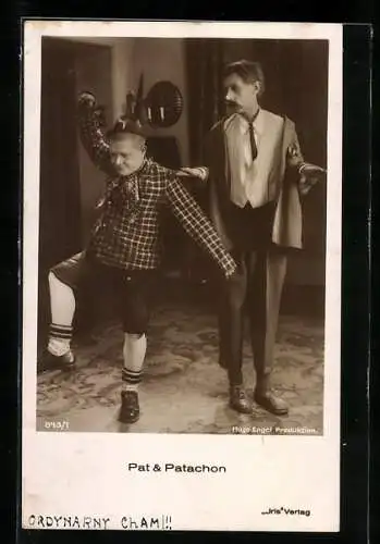 AK Schauspieler Pat & Patachon in einer Filmszene