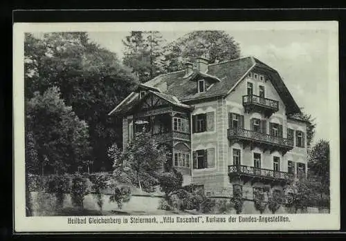 AK Gleichenberg in Steiermark, Kurhaus der Bundes-Angestellten Villa Rosenhof