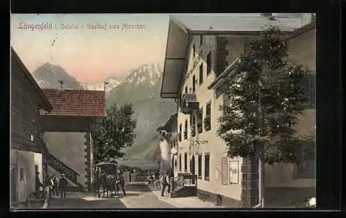 AK Längenfeld /Ötztal, Gasthof zum Hirschen