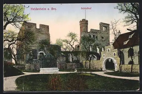 AK Heidenheim a. Brz., Schlosshof