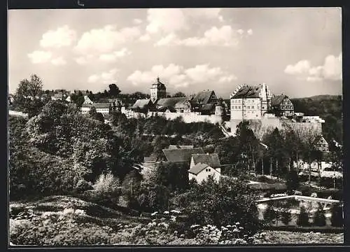 AK Vellberg, Gesamtansicht mit Freibad