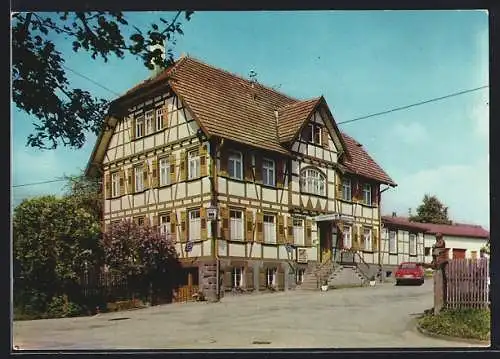 AK Liebelsberg /Kr. Calw, Gasthaus zum Hirsch von Familie Steimle