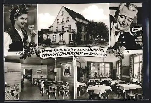 AK Ihringen, Hotel-Restaurant Zum Bahnhof