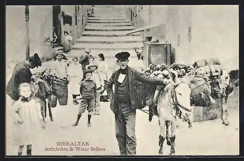 AK Gibraltar, Artichokes an Water Sellers
