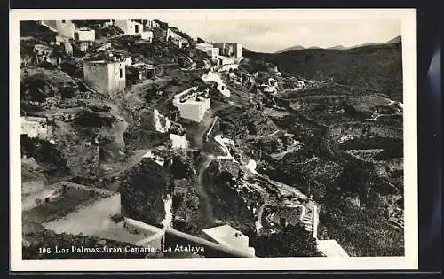 AK Las Palmas, La Atalaya, Ortsansicht, Gran Canaria