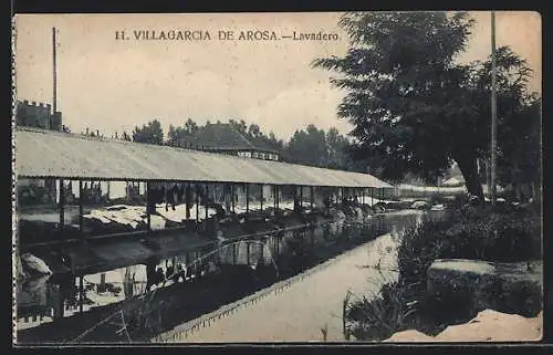 AK Villagarcia de Arosa, Lavadero, An der Waschstelle