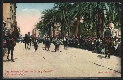 AK Las Palmas, Calle de Leon y Castillo