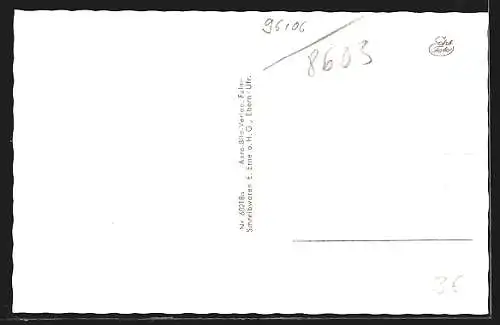 AK Ebern /Ufr., Teilansicht mit Kirche