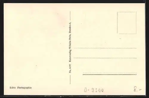 AK Annaberg i. Erzgeb., Teilansicht mit Kirche