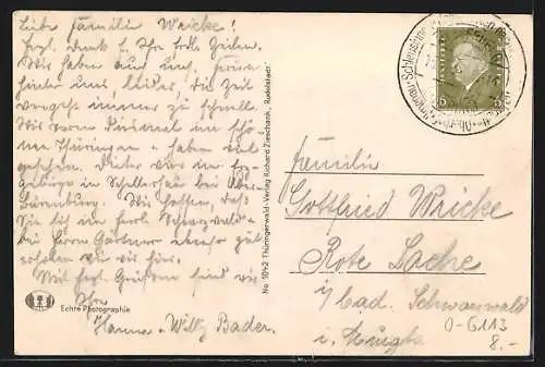 AK Masserberg /Thür. Wald, Ortspartie