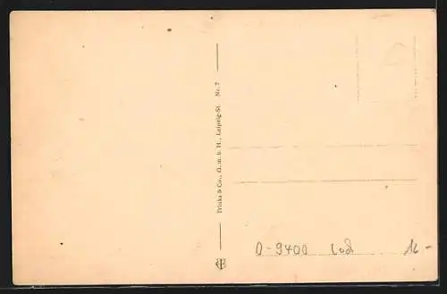 AK Aue i. Erzgeb., Markt mit Kirche