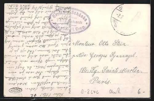 AK Altenberg /Erzgebirge, Ortsansicht im Winter