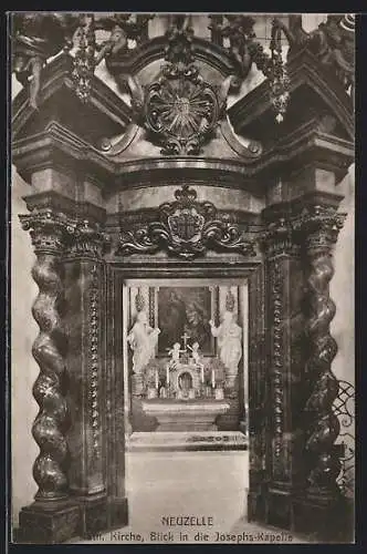 AK Neuzelle, Katholische Kirche, Blick in die Josephs-Kapelle