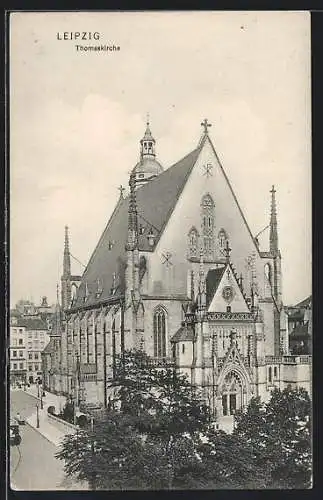 AK Leipzig, Blick auf die Thomaskirche