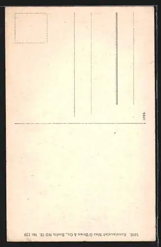 AK Berlin-Tiergarten, Partie an der Siegessäule