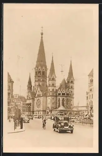 AK Berlin-Charlottenburg, Kaiser Wilhelm Gedächtnis-Kirche