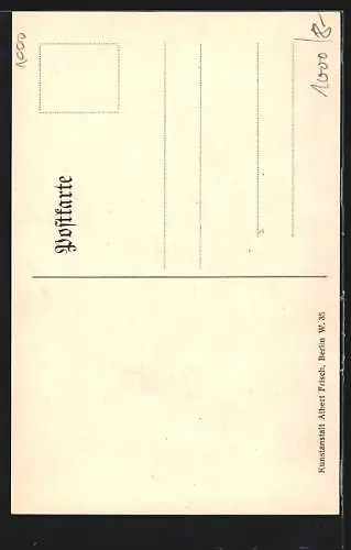 Künstler-AK Alt-Berlin, Hof Am Krögel