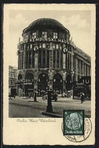 AK Berlin-Tiergarten, Cafe Haus Vaterland