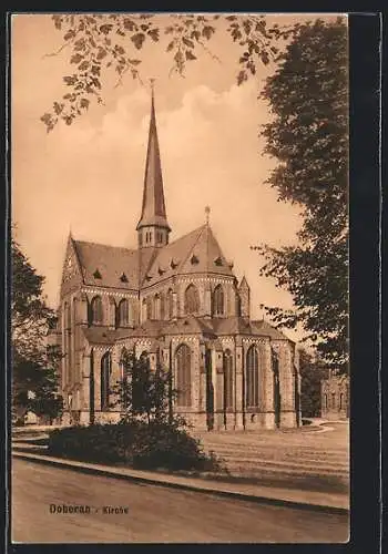 AK Doberan, Blick auf die Kirche