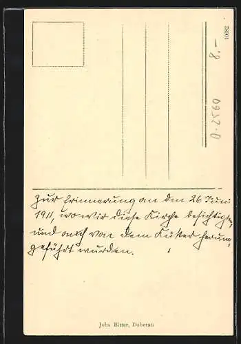 AK Doberan, Blick auf die Kirche