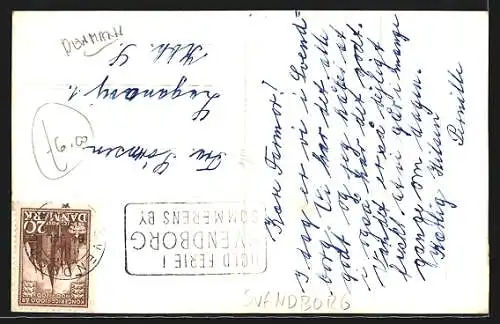 AK Svendborg, Strassenpartie mit Booten