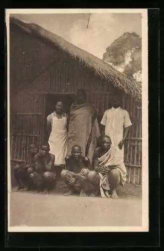 AK Die Missionsschwester und ihr Dienst, Schwester Schärf in Isoko