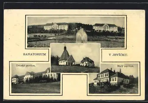 AK Jevicko, Sanatorium, Detský pavilon, Malý pavilon