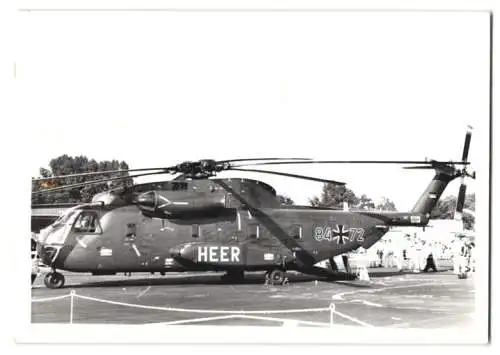 Fotografie Hubschrauber Sikorsky S70 vom Bundesheer Kennung 84-72
