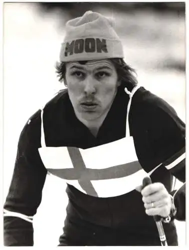Fotografie Skirennfahrer Esko Lähtevänoja, Sieger beim Skisprint in Nesselwang